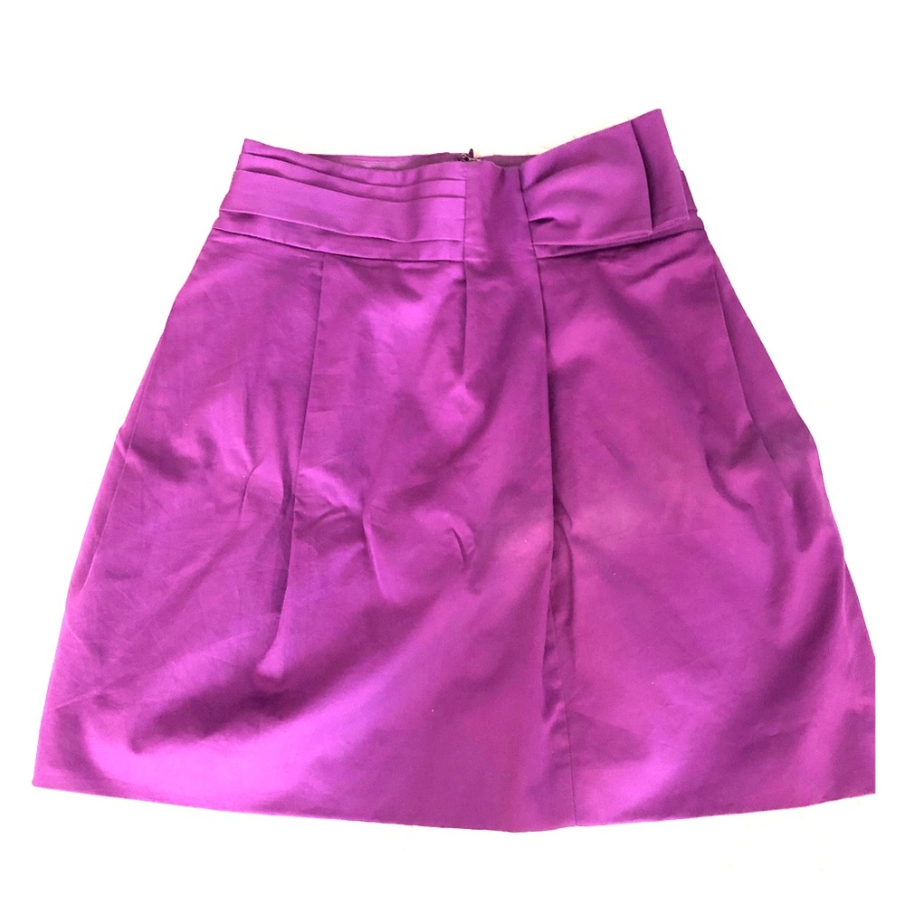Purple pencil skirt
